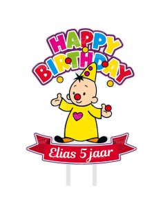 Full Colour Taarttopper op Maat: Clown Jongleren