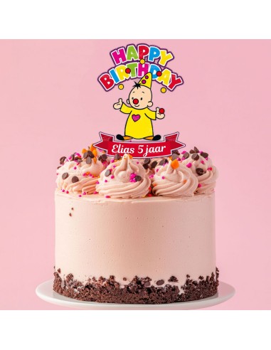 Full Colour Taarttopper op Maat: Clown Jongleren