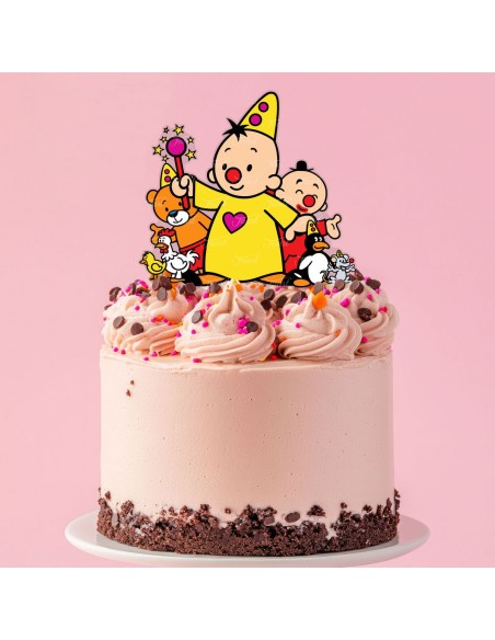 Full Colour Taarttopper op Maat: Clown Feest