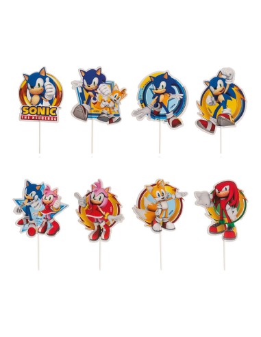 Dekora Cupcake Toppers Sonic Set -16st-