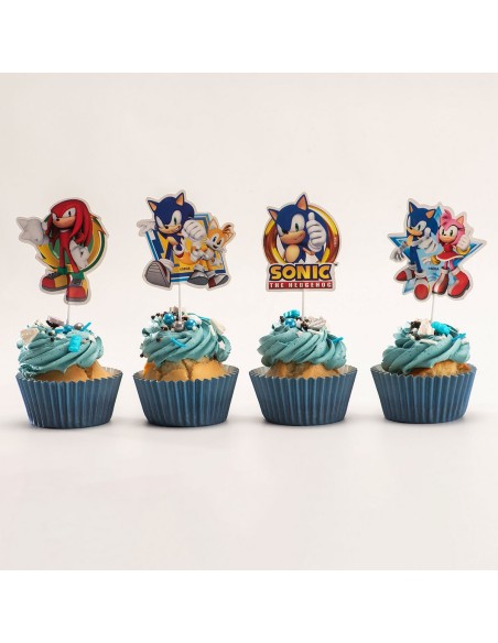 Dekora Cupcake Toppers Sonic Set -16st-