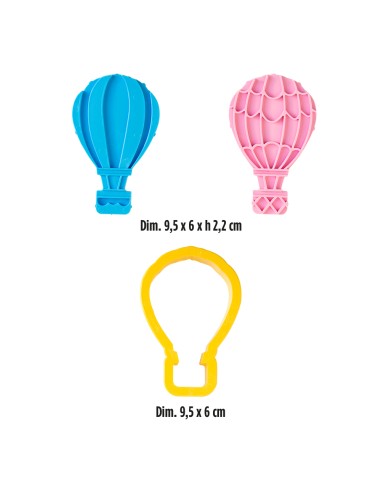 Decora Uitsteker Set Luchtballon -3st-