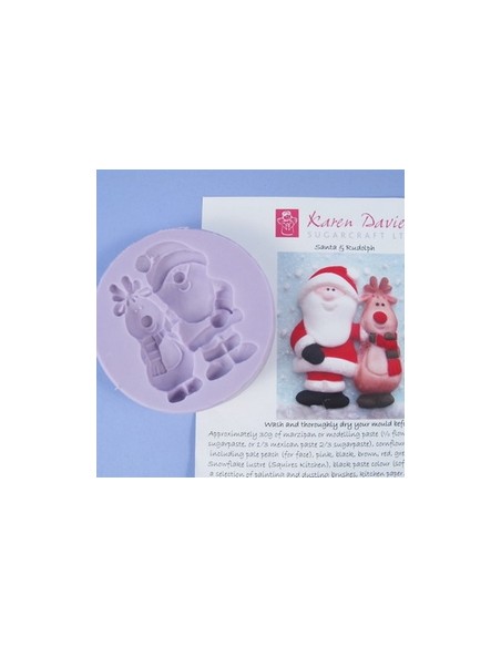 Karen Davies Siliconen Mal Santa & Rudolph