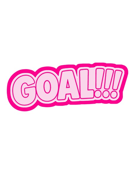 3D Uitsteker op Maat: Voetbal GOAL!!!