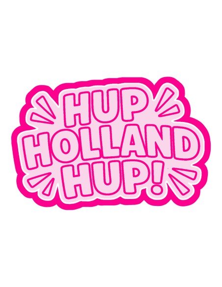 3D Uitsteker op Maat: Voetbal Hup Holland Hup!