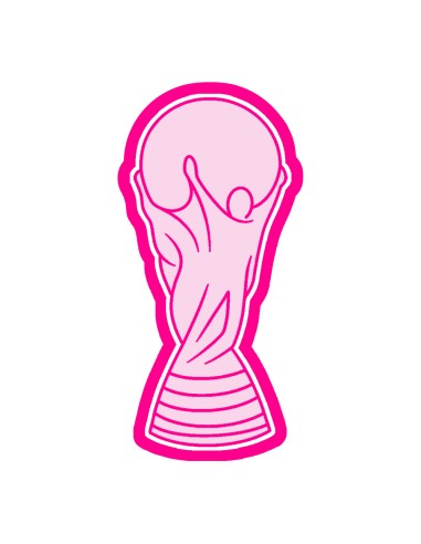 3D Uitsteker op Maat: Voetbal World Cup Beker