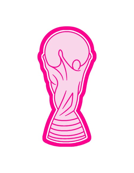 3D Uitsteker op Maat: Voetbal World Cup Beker