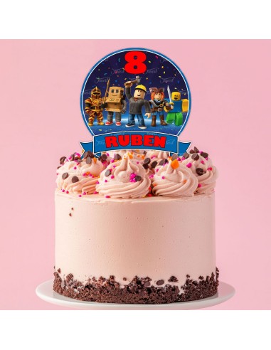 Full Colour Taarttopper op Maat: Roblox 5