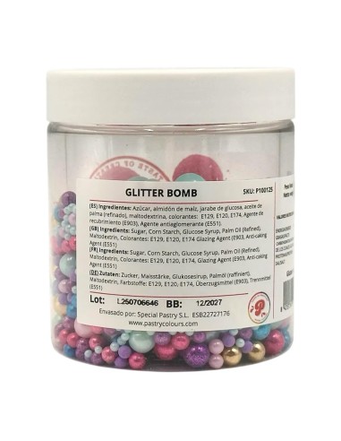 Pastry Colours Sprinkle Mix Glitter Bomb Bliss -150gr-