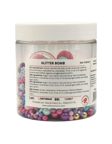 Pastry Colours Sprinkle Mix Glitter Bomb Bliss -150gr-