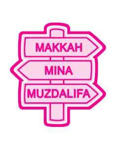 3D Uitsteker op Maat: Wegwijzer Tekst 2 met Stempel