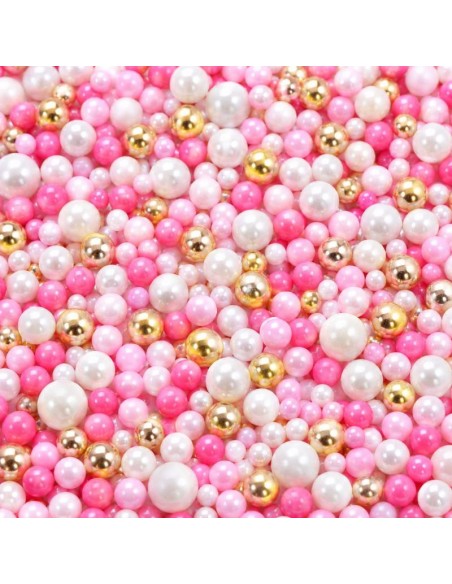 Azucren Suikerparels Pink Glam Mix -90gr-
