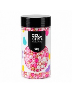 Azucren Suikerparels Pink Glam Mix -90gr- 2