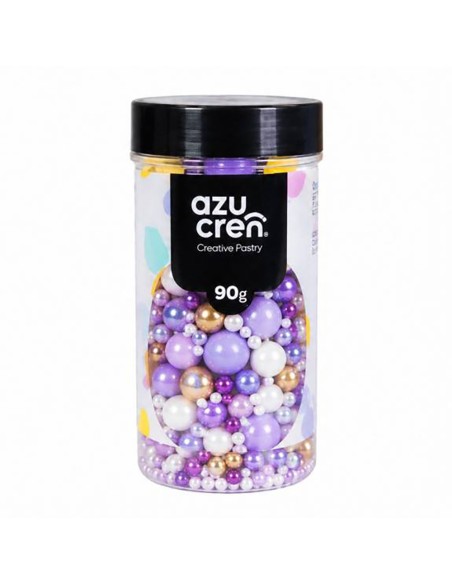 Azucren Suikerparels Lavender Gold Mix -90gr-