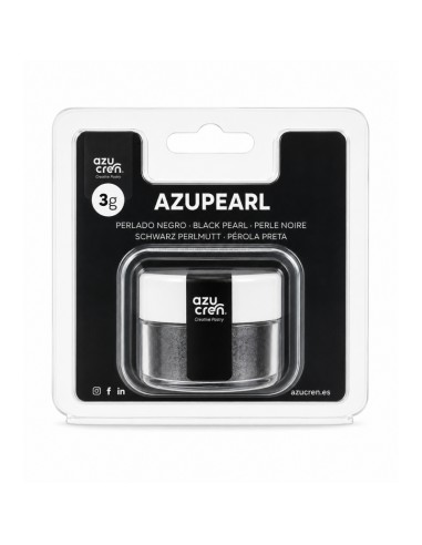 Azucren AzuPearl Eetbare Glanspoeder Zwart -3gr-