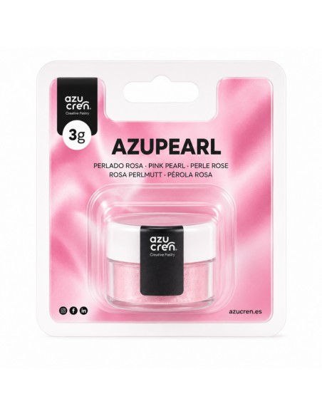 Azucren AzuPearl Eetbare Glanspoeder Roze -3gr-