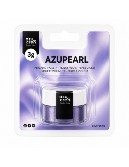 Azucren AzuPearl Eetbare Glanspoeder Violet -3gr-