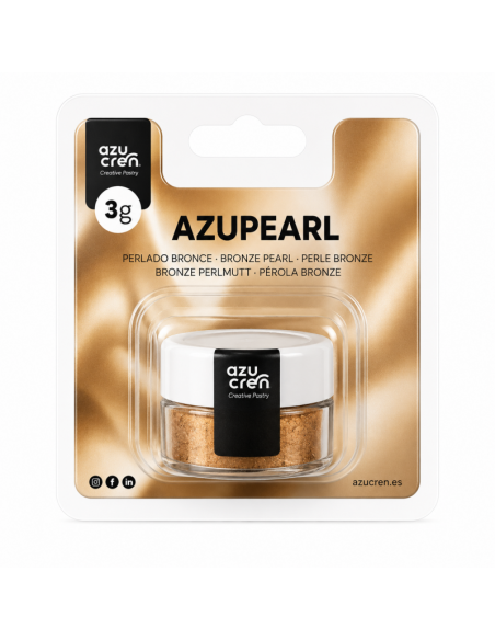 Azucren AzuPearl Eetbare Glanspoeder Brons -3gr-