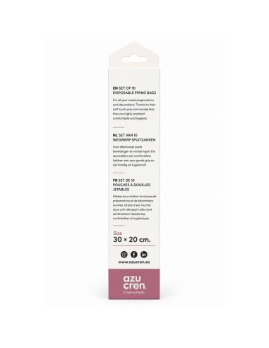 Azucren Wegwerp Spuitzakken 30cm -10st-
