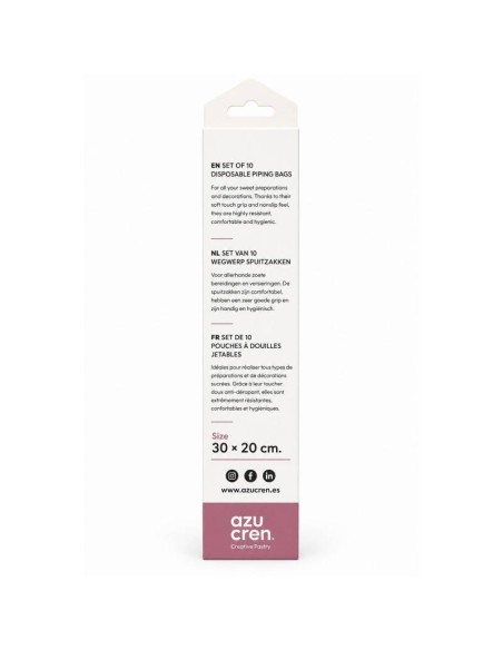 Azucren Wegwerp Spuitzakken 30cm -10st-