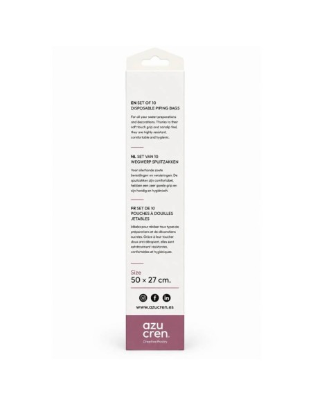 Azucren Wegwerp Spuitzakken 50cm -10st-
