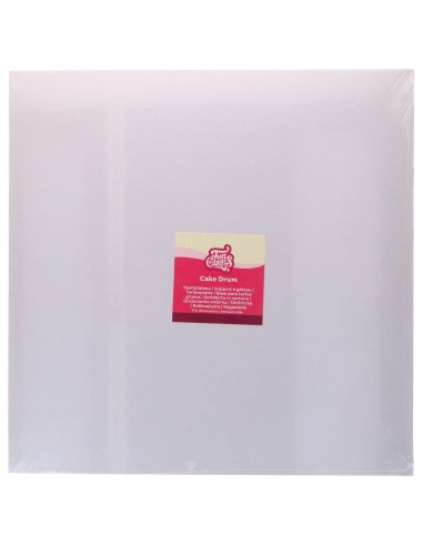 FunCakes Cake Drum Vierkant -45cm- Wit