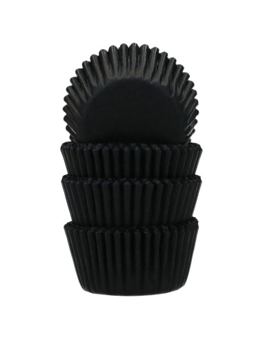 FunCakes Mini Baking Cups Zwart -100st-