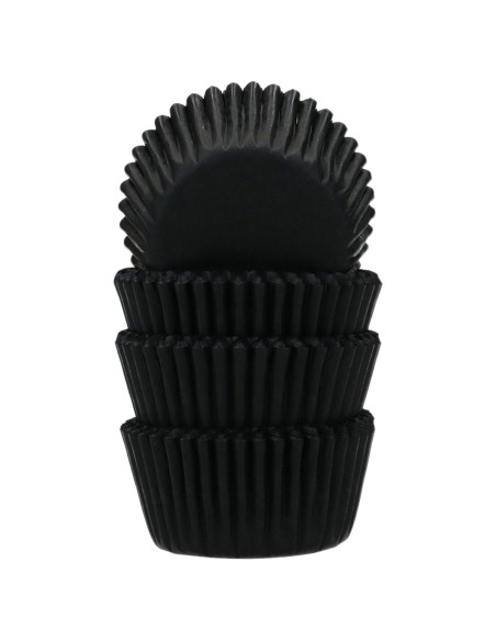 FunCakes Mini Baking Cups Zwart -100st-