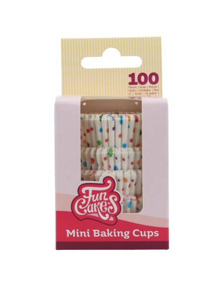 FunCakes Mini Baking Cups Confetti -100st-