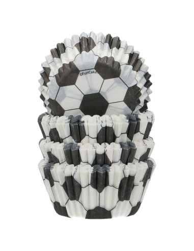FunCakes Mini Baking Cups Voetbal -100st-