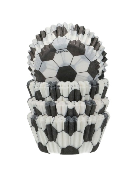 FunCakes Mini Baking Cups Voetbal -100st-