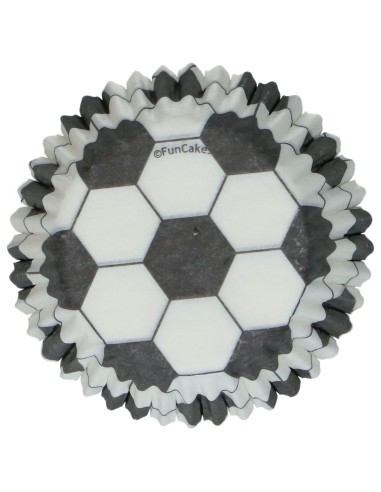 FunCakes Mini Baking Cups Voetbal -100st-