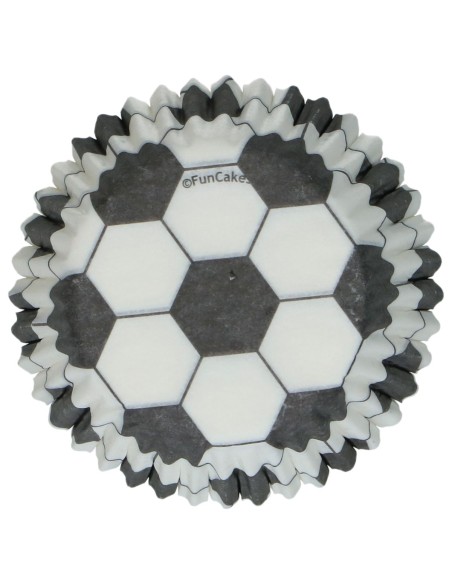 FunCakes Mini Baking Cups Voetbal -100st-