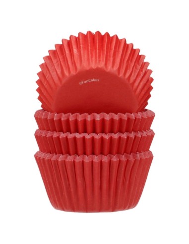 FunCakes Mini Baking Cups Rood -100st-
