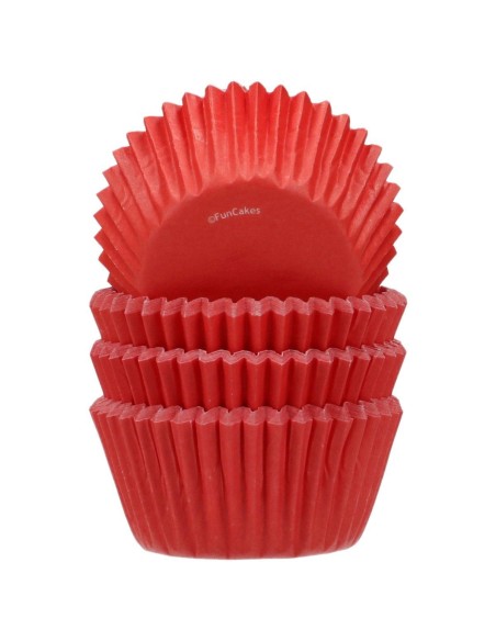 FunCakes Mini Baking Cups Rood -100st-