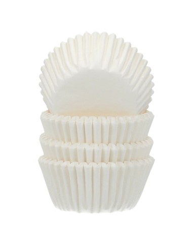 FunCakes Mini Baking Cups Wit -100st-