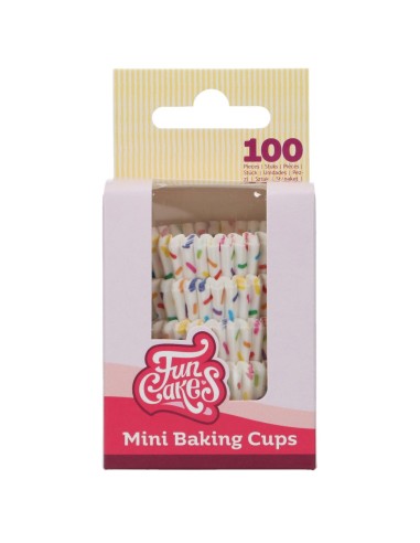FunCakes Mini Baking Cups Sprinkles -100st-
