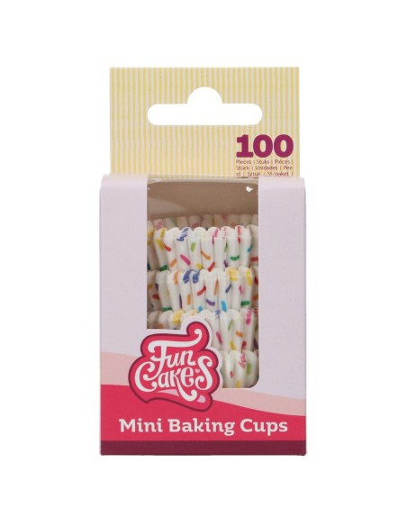 FunCakes Mini Baking Cups Sprinkles -100st-