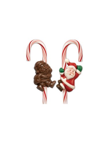 Wilton Chocolate & Candy Cane Mold Santa Claus