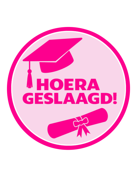 3D Uitsteker op Maat: Hoera Geslaagd!