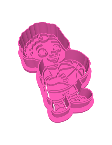 3D Uitsteker op Maat: Cocomelon - Cody met Stempel