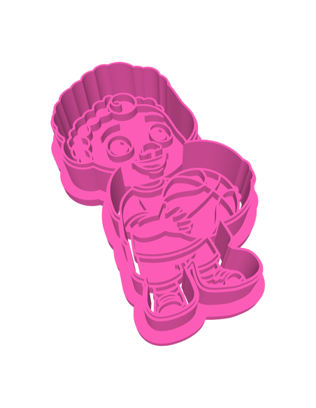 3D Uitsteker op Maat: Cocomelon - Cody met Stempel