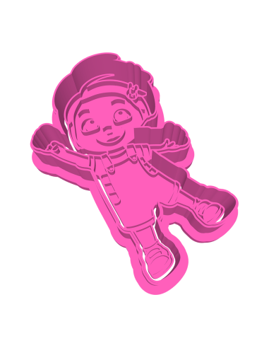3D Uitsteker op Maat: Cocomelon - Nina met Stempel