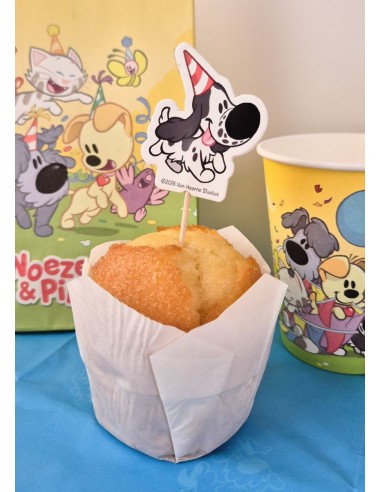 Cupcake Toppers Woezel en Pip -12st-