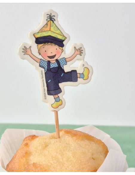 Cupcake Toppers Fien en Teun -12st-