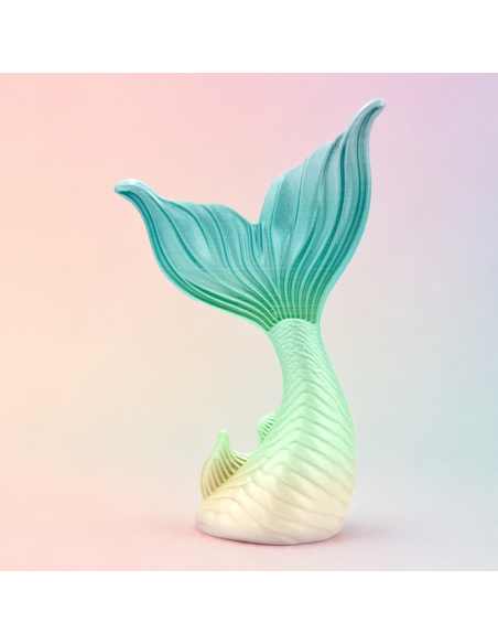 3D Taarttopper op Maat: Zeemeerminstaart - Multicolour