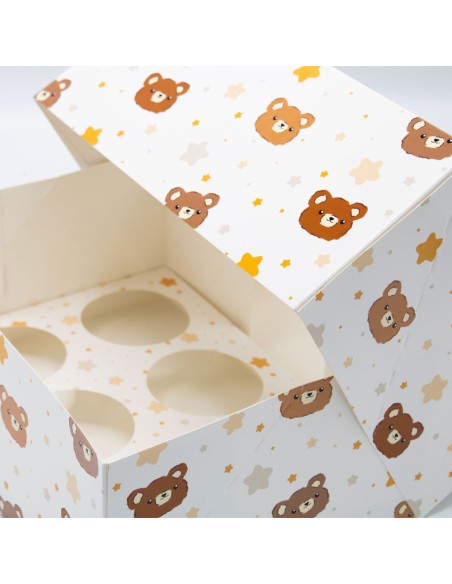 Simply Making Cupcake Doos 6 Baby Beertjes -2st-