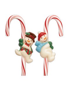 Wilton Chocolate & Candy Cane Mold Snowman