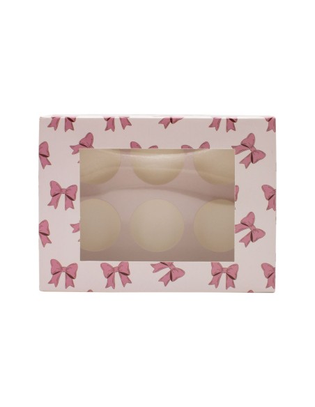 Simply Making Cupcake Doos 6 Pink Ribbon -2st-