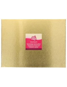 FunCakes Cake Board Rechthoek Goud -40x30cm-